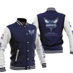 NBA Team Charlotte Hornets Baseball Varsity Jacket