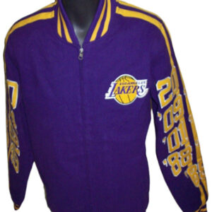 NBA Los Angeles Team Lakers 17 Time Finals 2021 Championship Jackets
