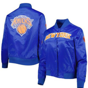 NBA Team New York Knicks Pro Standard Blue Classics Varsity Jacket