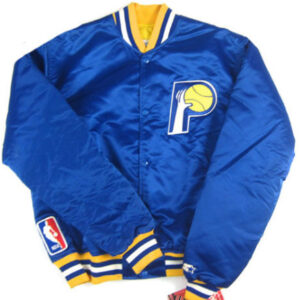 Vintage NWT Indiana Pacers NBA Team Starter Blue Varsity Jacket